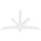 Ekena Millwork Alberta Architectural Grade PVC Gable Bracket, 96"W x 48"H x 6"D x 6"F, 12/12 Pitch GBP096X48X0606ALB00 - alternate 4
